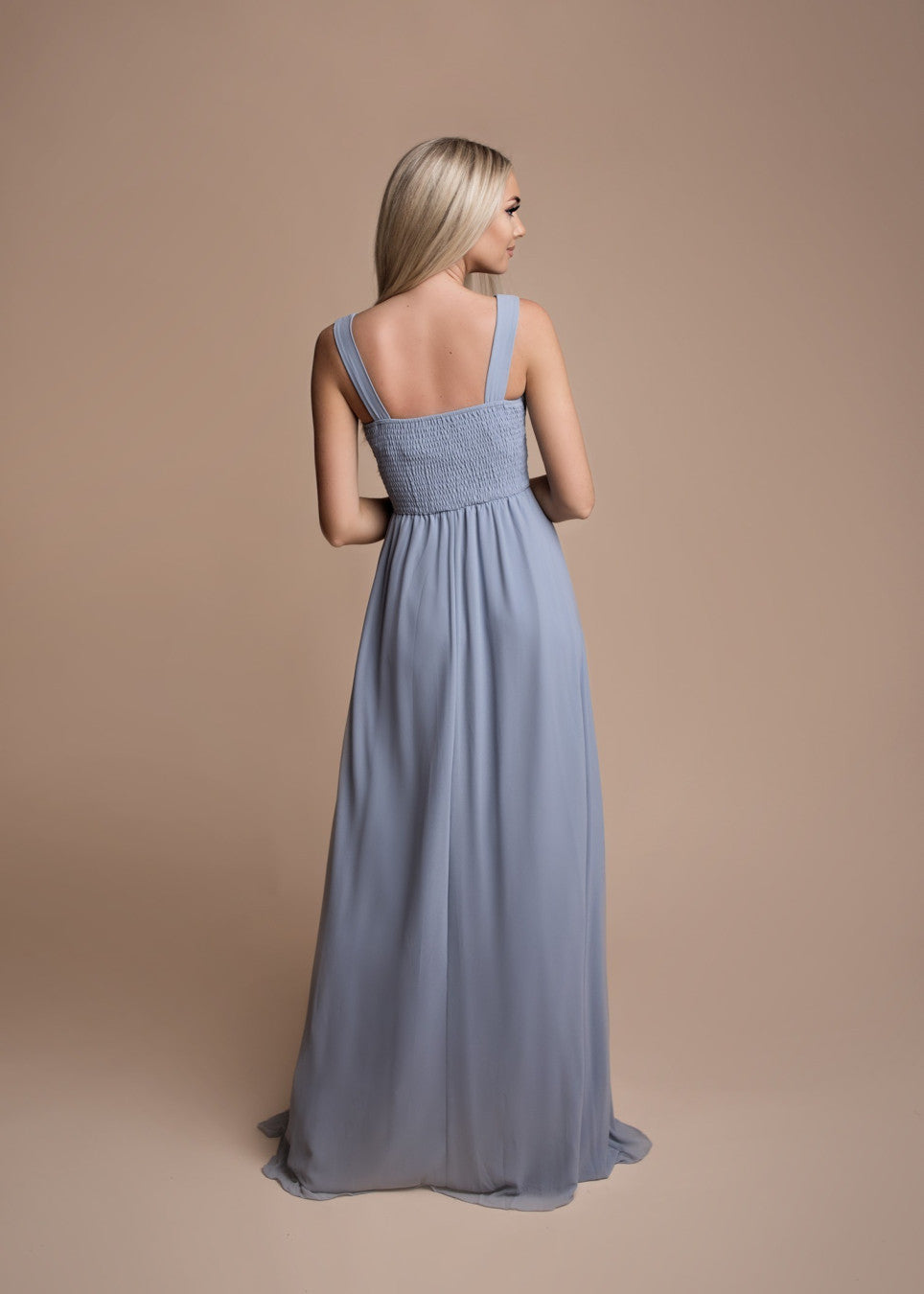 Vestido Bela Dusty Blue