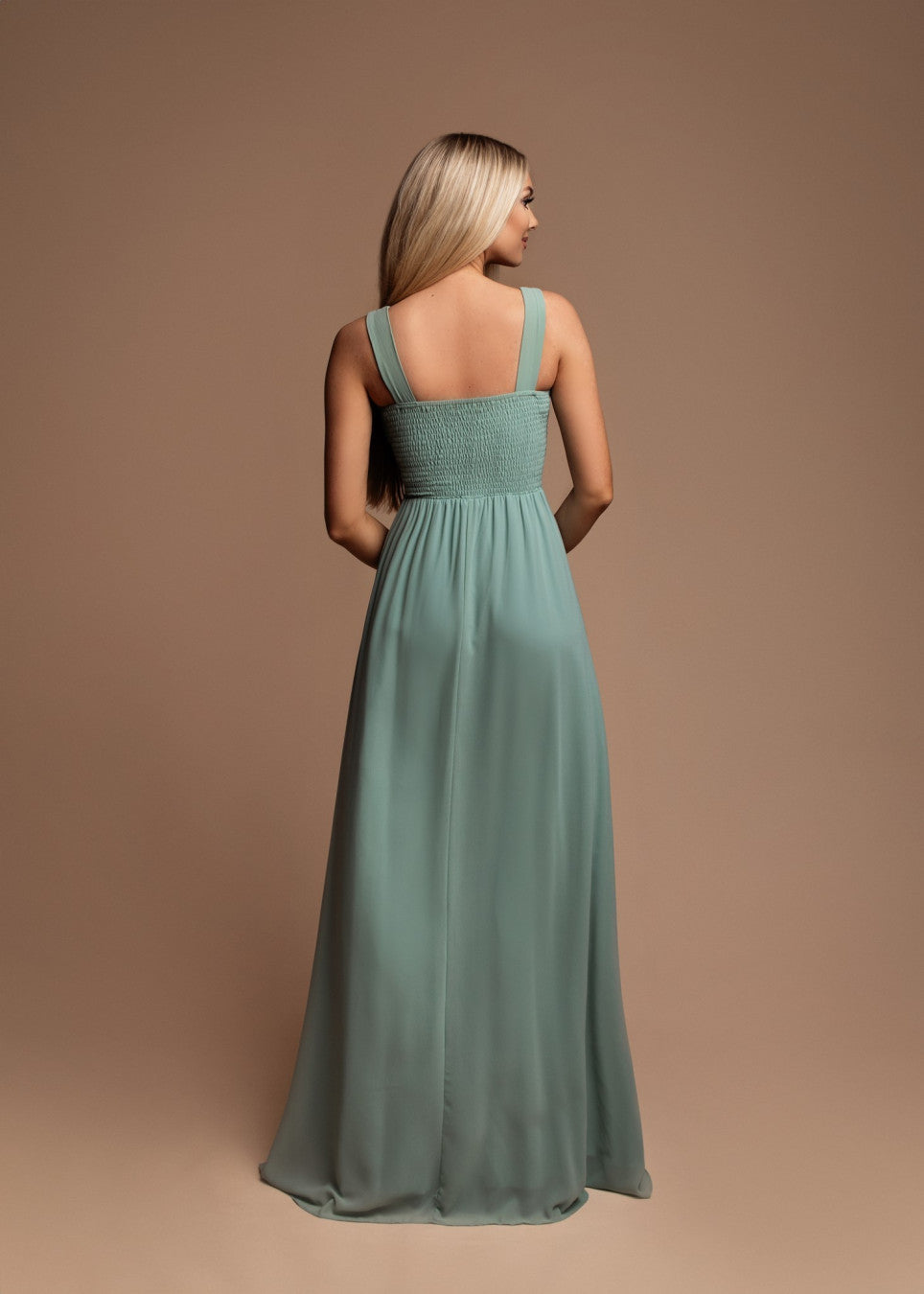 Vestido Bela Verde Salvia