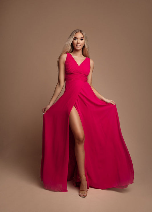Vestido Bela Rosa Fúscia