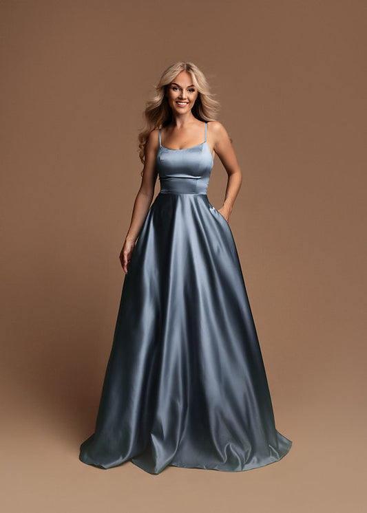 Vestido Kelly Dusty Blue