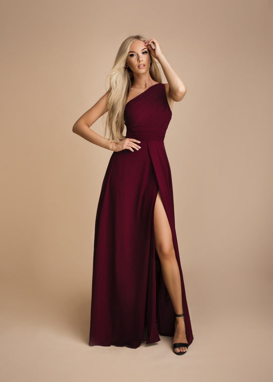 Vestido Mónica Bordeaux