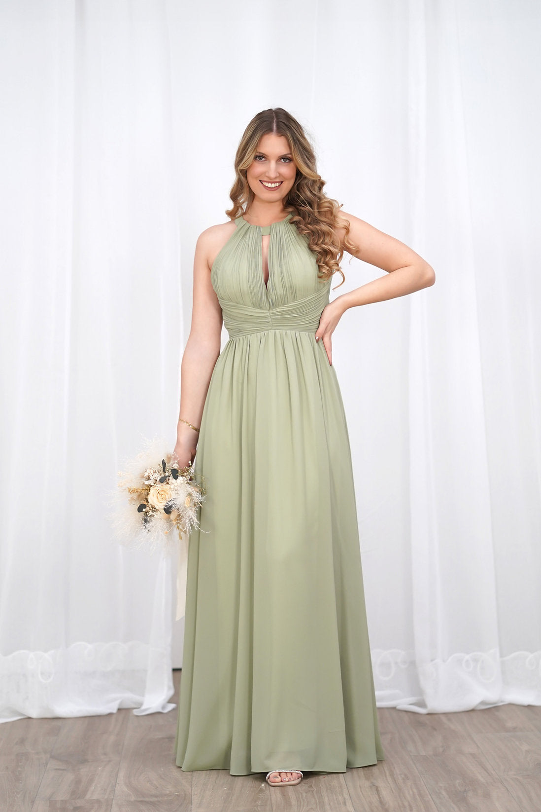 Vestido Nadine Verde Oliva