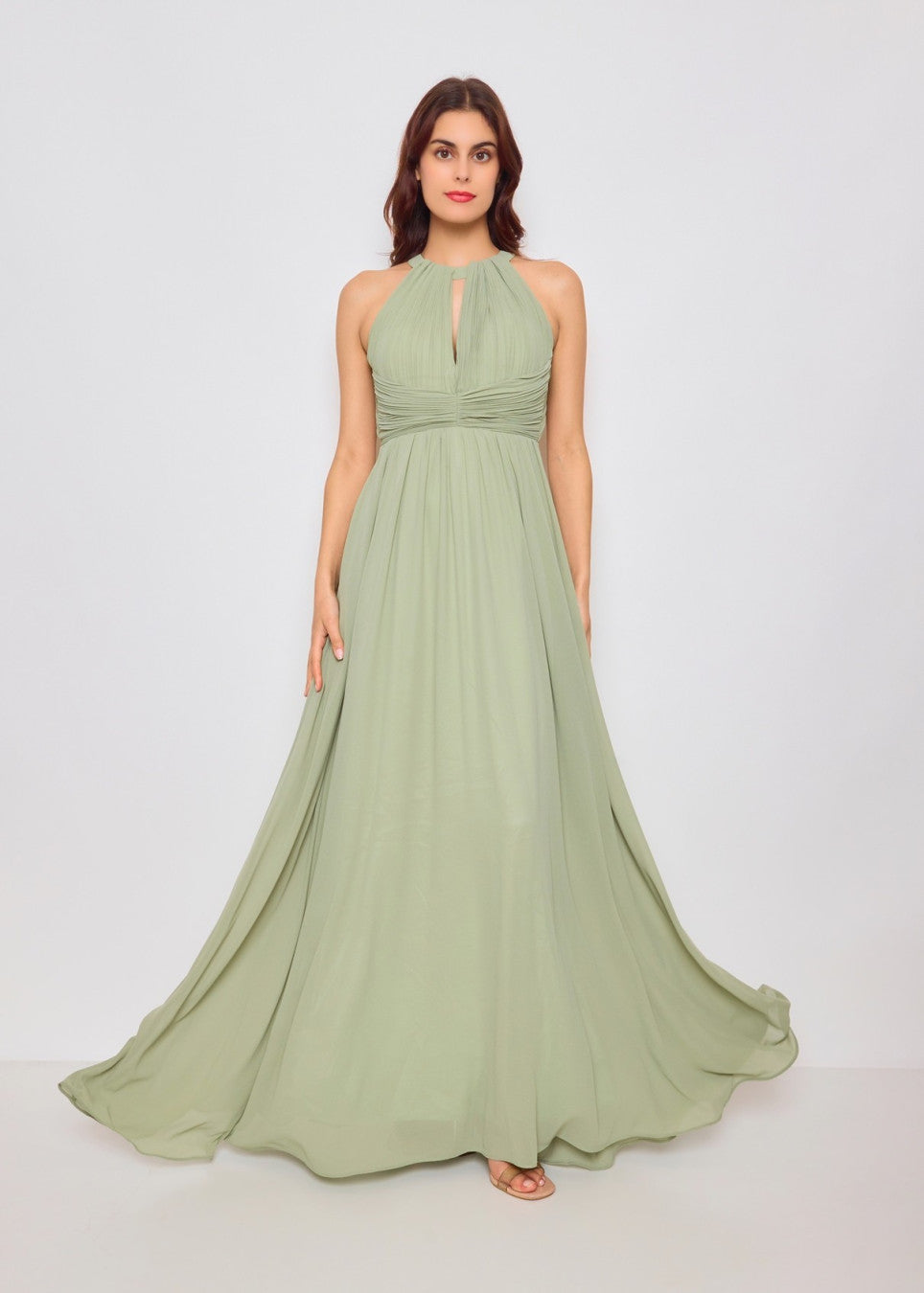 Vestido Nadine Verde Oliva